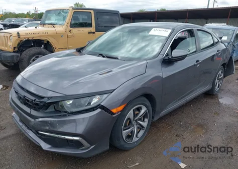 2021 Honda Civic Lx из США, поврежденный, VIN 19XFC2F64ME001657